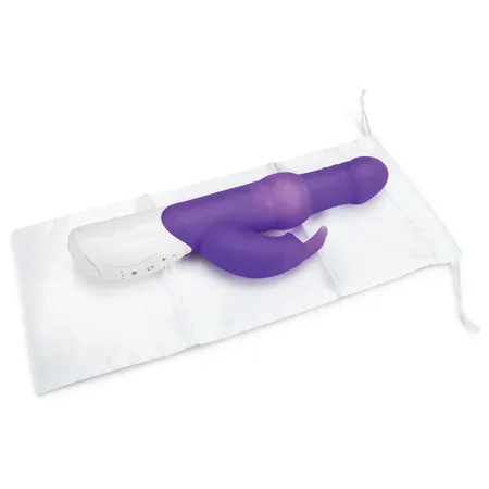 Živahni vibrator sa rotirajućim perlicama Pleasure Pearls Rabbit Purple