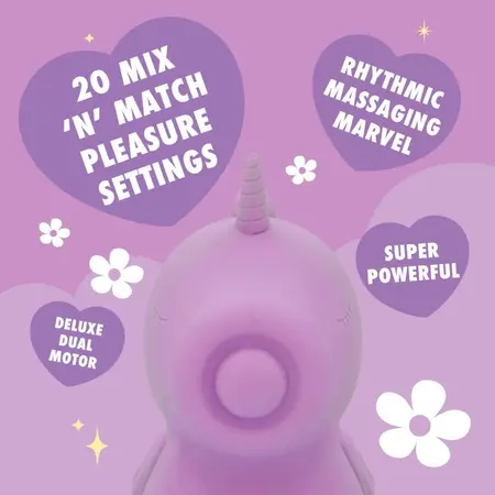 Unihorn - Karma Lilac vibracioni masažer sa funkcijom pulsiranja, ljubičasta