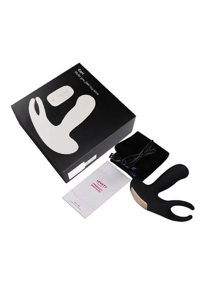 Levett Earl stimulator prostate, silikon, crni, 14,8 cm