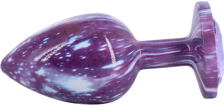 Emajlirani aluminijumski Analni čep sa ljubičastim kristalom