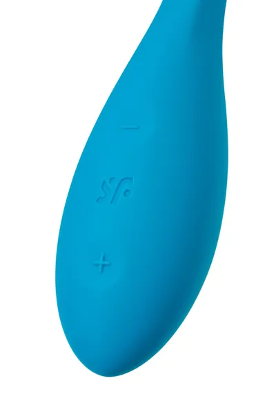 Satisfier G-Spot Flek 1 multifunkcionalni vibrator za parove, plava