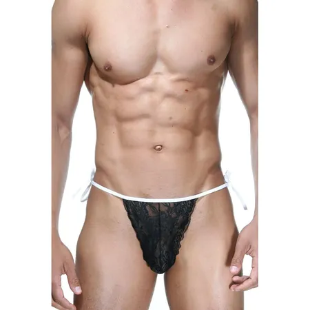 Čipkasti tangovi na belim vezicama