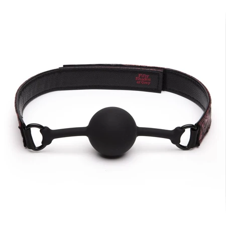 Dvostrani silikonski kuglični geg Fifti Shades of Grei Sveet Antikipation