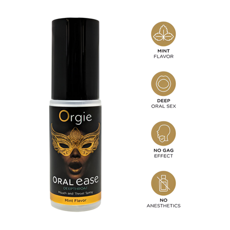 Oralni sprej Orgie Oral Ease Deepthroat, 15 ml