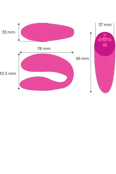 Ve-Vibe Chorus Pink par vibromasažer osetljiv na dodir