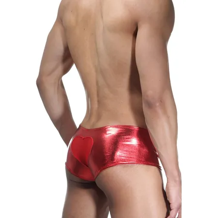 Gaćice crveni sjajni muški hipsi