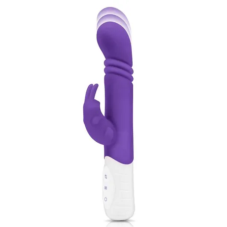 Mali tanki ljubičasti masažer za G-tačku Slim Shaft THRUSTING G-spot Rabbit