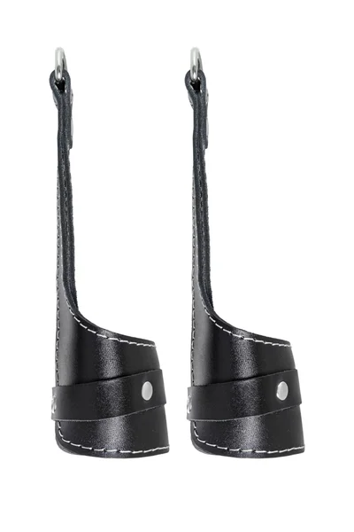 Pecado BDSM gimbal, mekan sa belim šavovima, koža, crna