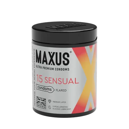 Kondomi MAXUS Sensual №15, anatomski X-Edition, 15 kom
