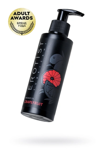 Erotist Grapefruit masažno ulje, jestivo, grejpfrut, 150 ml