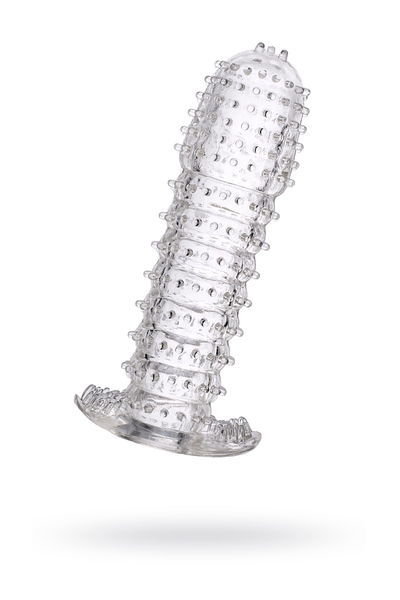 Reljefna mlaznica TOIFA, TPE, prozirna, 12 cm