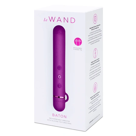 Luxuzni silikonski mini vibrator Le Vand Baton trešnja