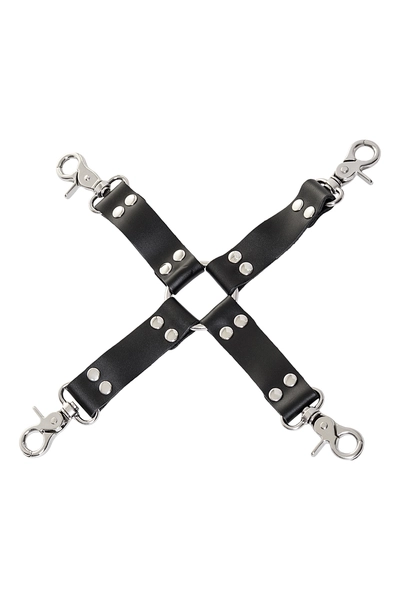 Toifa teatar adapter za vezivanje, kožni, crni