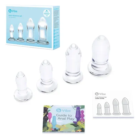 Anal dilators set za trening staklenih dodataka