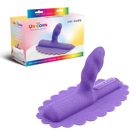 Ljubičasta mlaznica sa šljokicama za unicorn Uni Horn covgirl premium Sek Machine