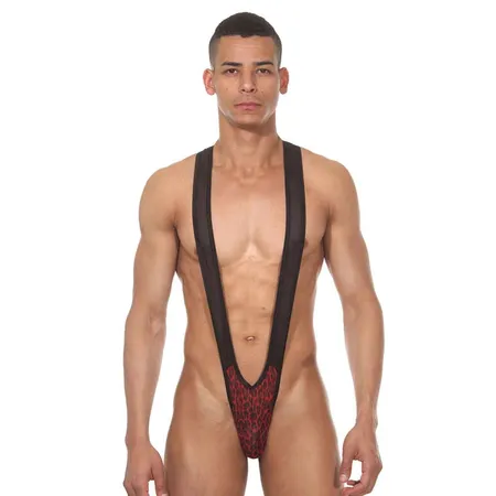 Bodi muški crveni leopard