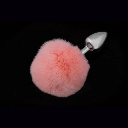 Mala Srebrna pluta sa puhastim repom-slane stvari, 6 cm.