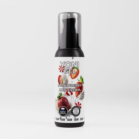 SGAN ioni gel oralno mazivo sa ukusom jagode sa kremom, 100 ml