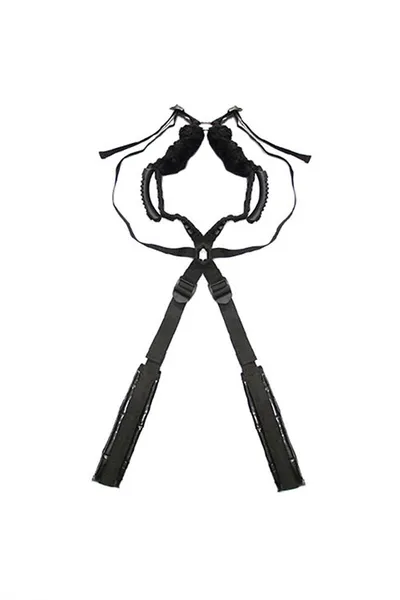 Komplet za vezivanje Roomfun sek Harness Bondage na sklopu, Crna