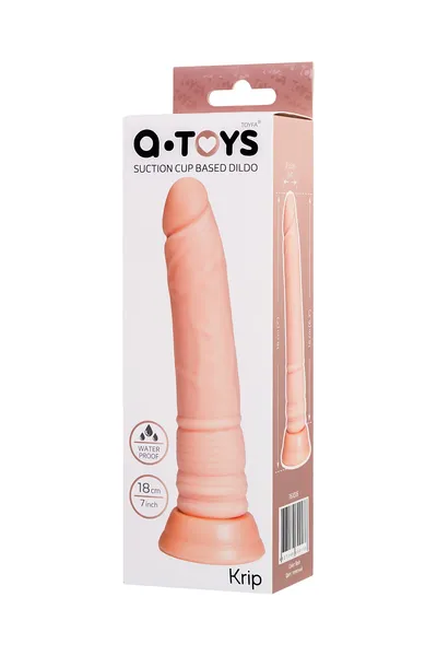 Realistični Dildo Toifa a-Tois krip, TPE, telesni, 18 cm
