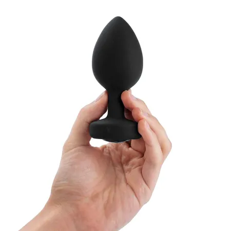 Vibrirajuća čaura Vibrating Jevel plug XXL u crnoj boji