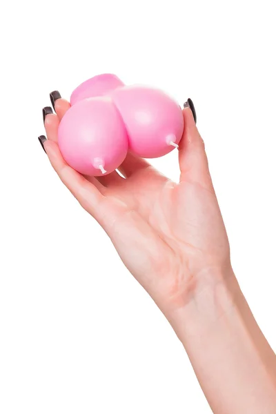 Sveća Pecado BDSM Sise, ružičasta, 150 gr.