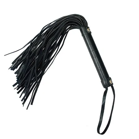 Bič l ručke 150 mm, l rep 240 mm, boja crna umetnost. ek-3116