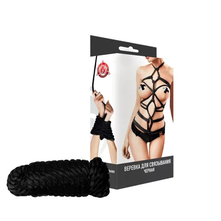 Uže za vezivanje crno 959-01 BX DD