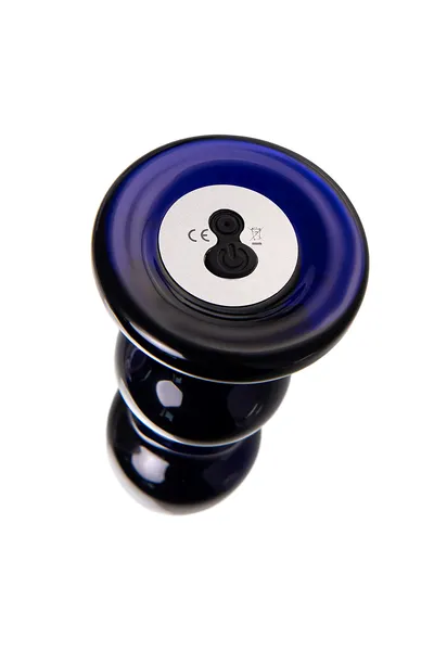 Sekus staklo staklena vibraciona kutija, staklo, plava, 11 cm