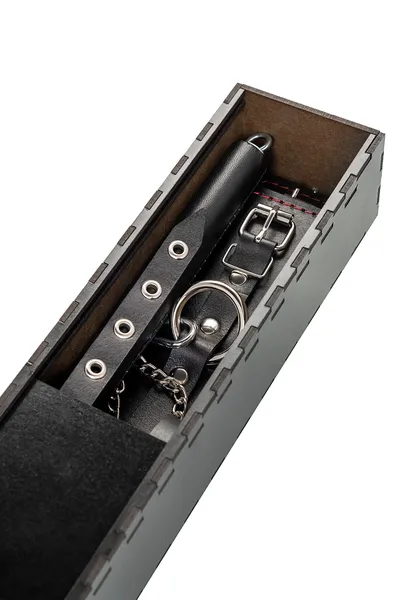 Pecado BDSM komplet za vezivanje, 3 tačke fixacije, veliki odstojnik, okovi, lisice, ogrlica sa prstenom