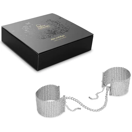 Bijoux Indiscrets Désir Metallique lisice, srebrne