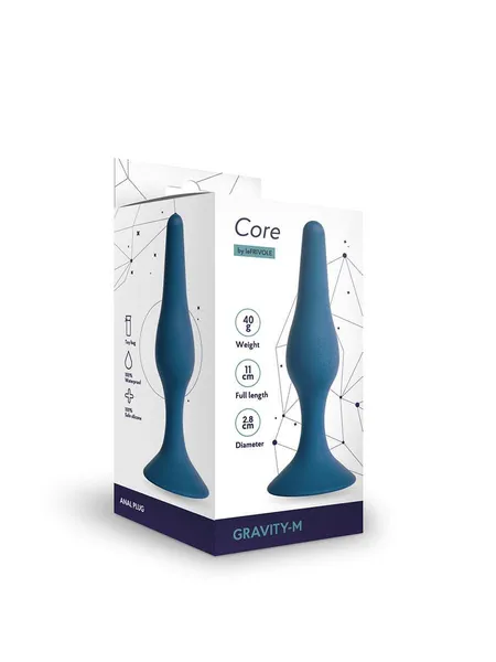 Graviti Analni čep, boja kobalt L