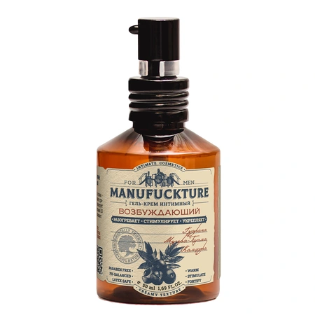 Intimna gel krema za muškarce sa MANUFUCKTURE uzbuđenjem 50 ml