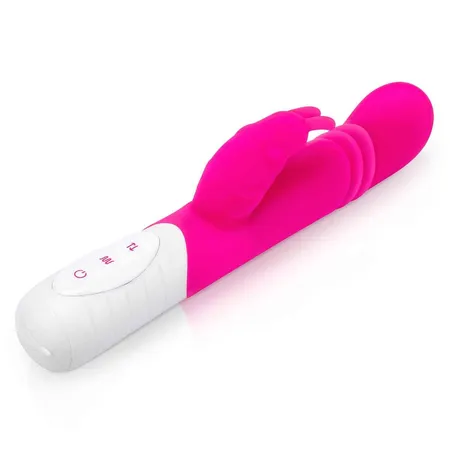 Mali tanki ružičasti masažer za G-tačku Slim Shaft THRUSTING G-spot Rabbit
