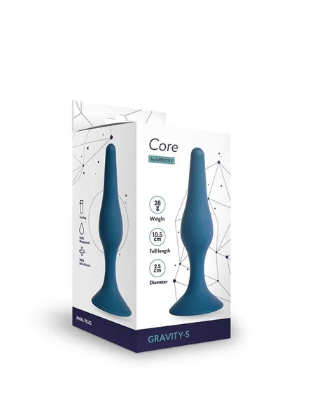 Graviti Analni čep, boja kobalt L
