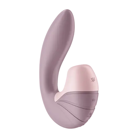 Vibrator sa vakuumskim stimulatorom Satisfier Supernova, roze