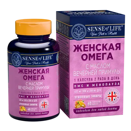 BAD Ženska Omega Sense of Life sa uljem noćurka, 60 kom