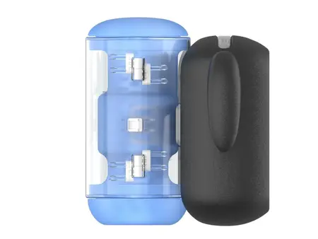 Inovativni robot masturbator Amovibe Black Knight sa penetracijom, vibracijama i funkcijama grejanja