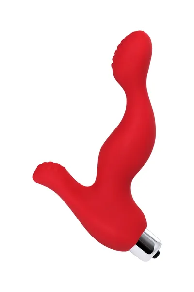 Vibracioni stimulator prostate Todo bi Toifa proban, silikon, crvena, 12,5 cm