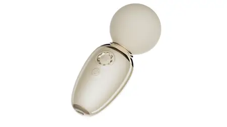 Mini vibracioni masažer sa Ava funkcijom grejanja, bež