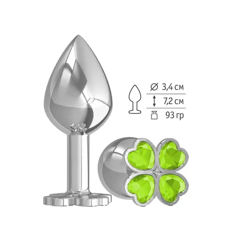 Srednja analna glavčina Srebrna detelina sa kristalom salate