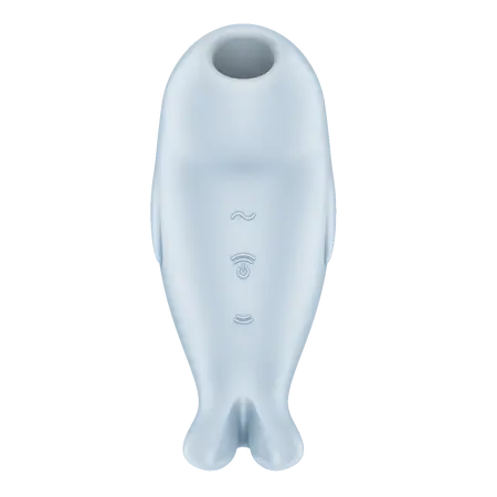 Vakuumski stimulator klitorisa Satisfyer Seal you soon, svetlo plava