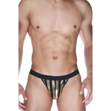 Prugaste muške Tonge crno-zlatne