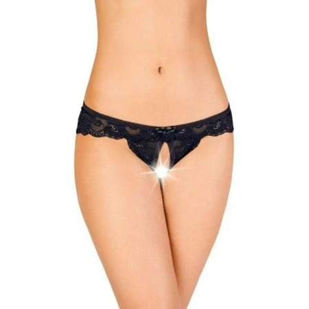 Erotske Gaćice Erolanta Lingerie Collection čipkaste crne (42-44) 741191 (42-44)