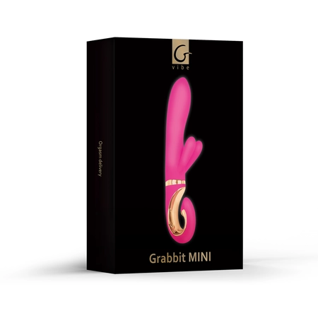 Gvibe Grabbit Mini-smanjeni vibrator za klitoris i G tačku sa tri motora, 19k3. 5 cm