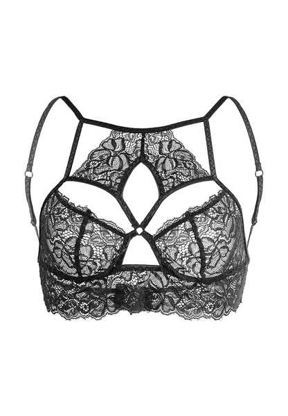 Bralette izdužena Erolanta Lada, Crna (46-48) u paketu