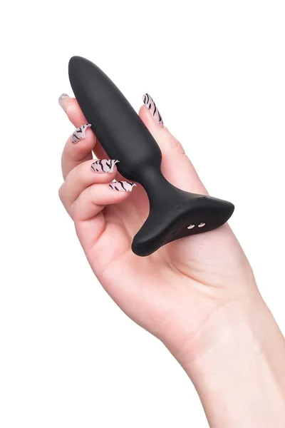 Analna čaura lovense Hush 2 (XS), silikon, Crna, 12,1 cm