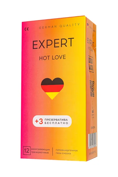 Ekpert Hot Love Germani kondomi 12pcs +(3 besplatno), sa efektom zagrevanja