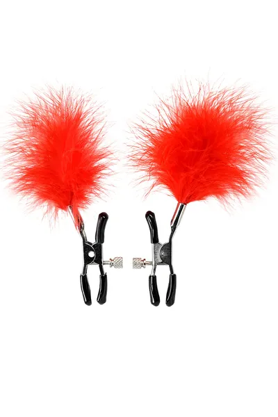 Stezaljke za bradavice Toifa Theatre, metal, crvena