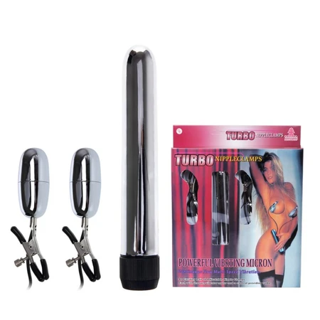 Turbo nippleclamps vibracioni masažer, kopče za bradavice sa vibracionim majicama